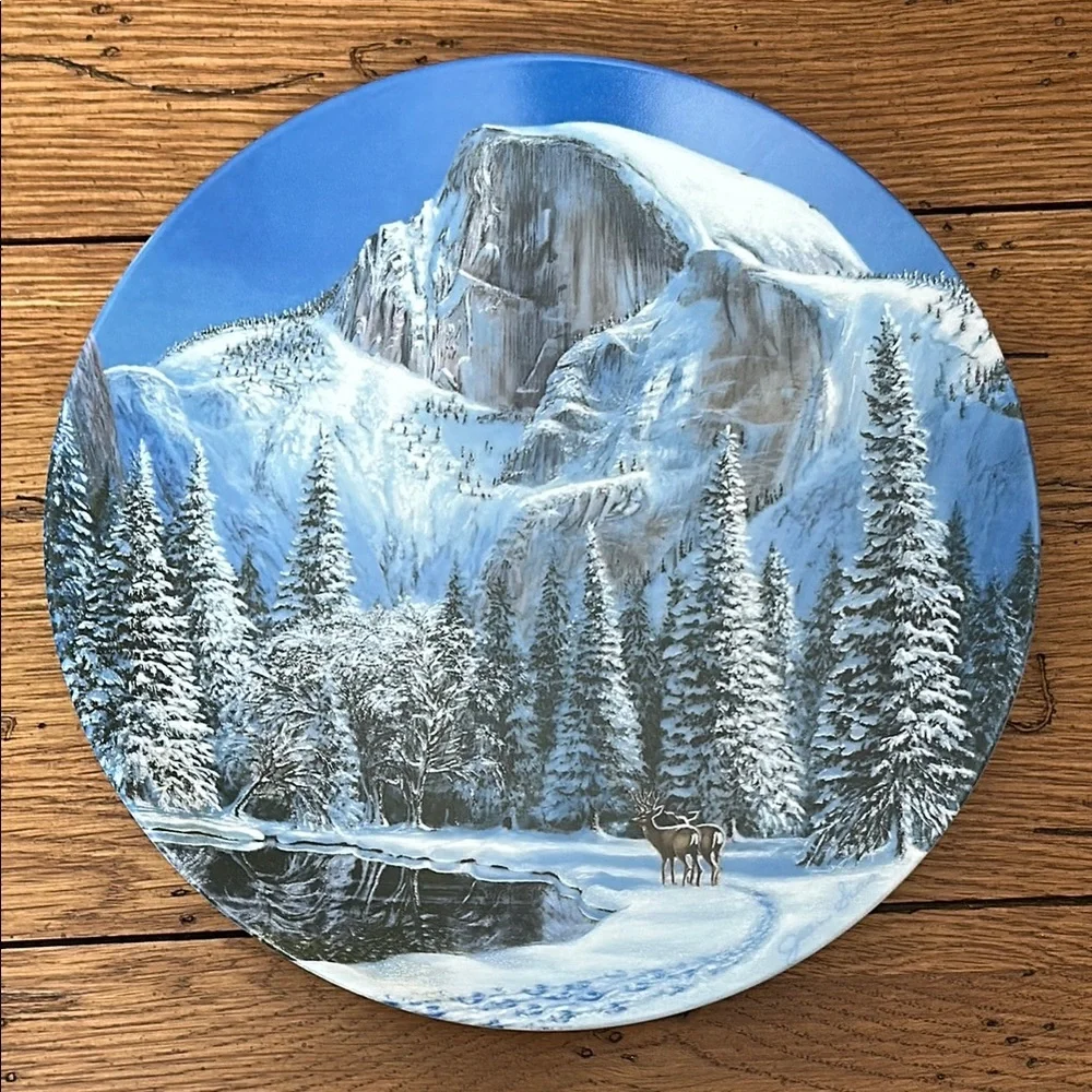 Blue Gnom at Half Dome Decorative Plate